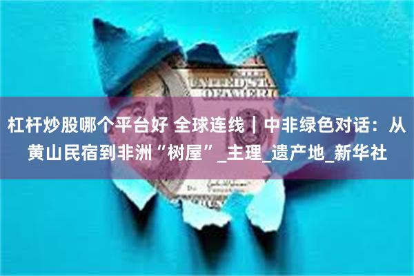 杠杆炒股哪个平台好 全球连线｜中非绿色对话：从黄山民宿到非洲“树屋”_主理_遗产地_新华社